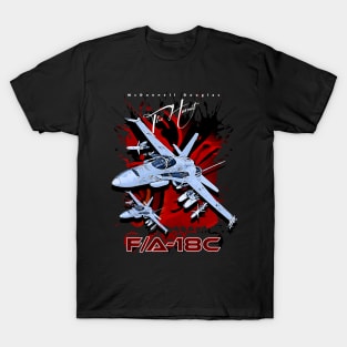 F/A-18C The Hornet Us Air Force Fighterjet T-Shirt